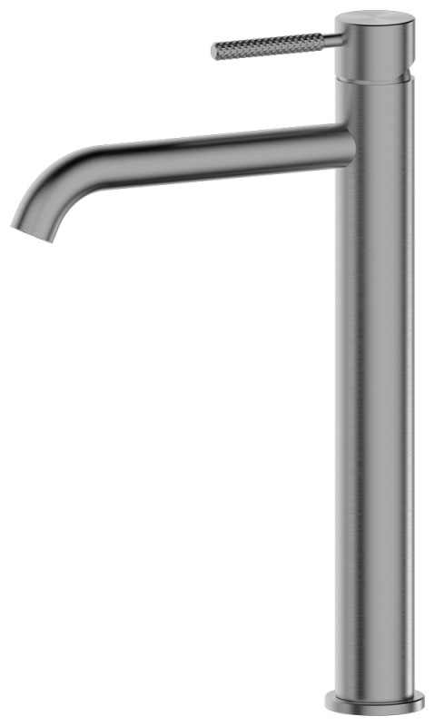 Luma povišena baterija za umivaonik HERZ — Sivi metal (gun metal)