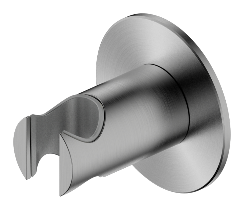 Luma zidni nosač za tuš HERZ — Sivi metal (gun metal)