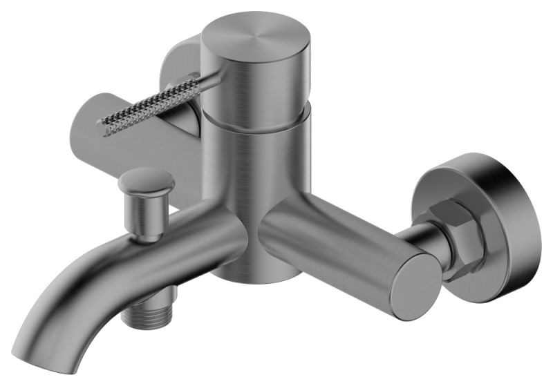Luma baterija za kadu HERZ — Sivi metal (gun metal)