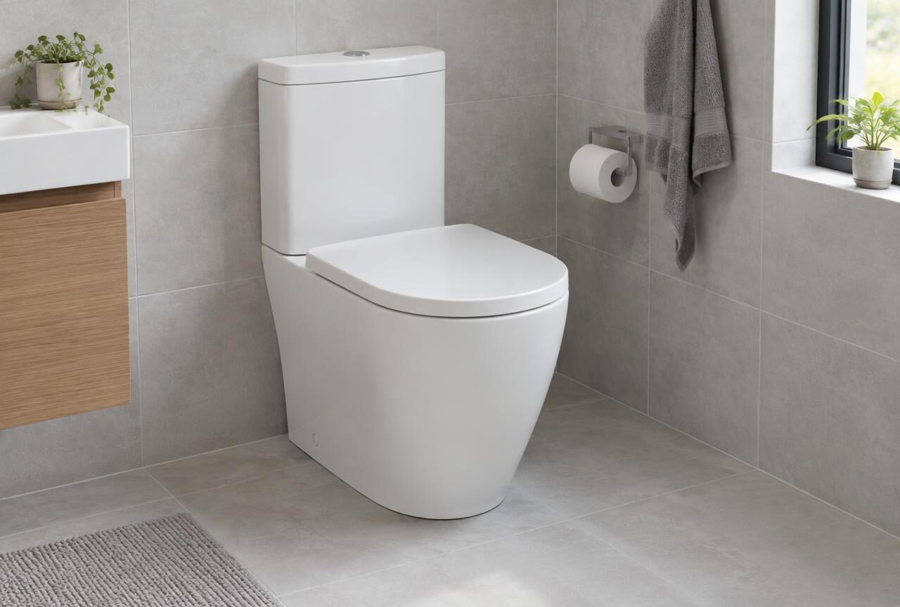 WC šolja monoblok Eurovit baltik V337101 IDEAL STANDARD — ilustrativni prikaz u prostoru