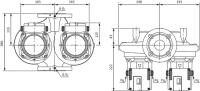 Wilo TOP-SD 50 — crtež dimenzija