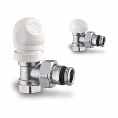 Termostatski ventil 1/2" ugaoni sa završnomkapom TE-SA