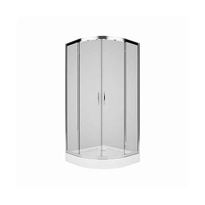 Tuš kabina R90x185 hrom/mat/4mm REKORD (PKPG90) Kolo GEBERIT