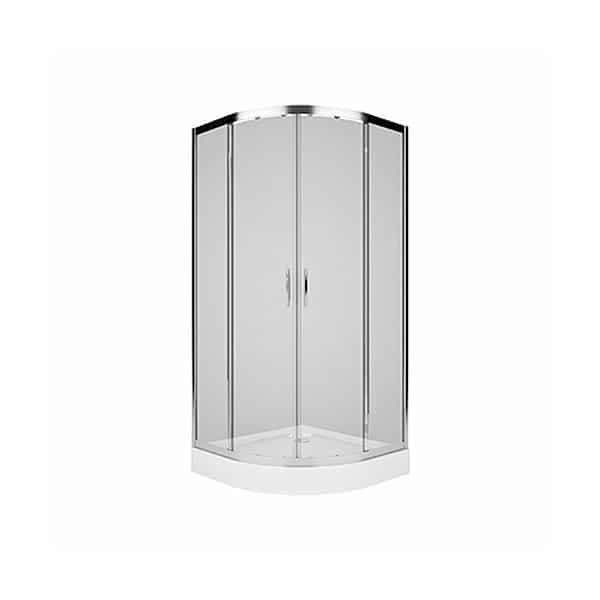 Tuš kabina R90x185 hrom/mat/4mm REKORD (PKPG90) Kolo GEBERIT — GEBERIT