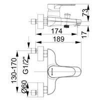 Infinity baterija za kadu 00301 HERZ