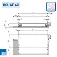 Kondenz tacna (horizontalna) BSI-C Sabiana