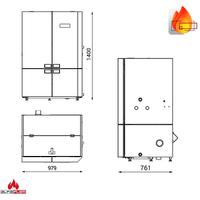 Kotao na pelet GRANDE 37kW ALFA PLAM