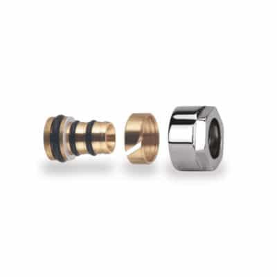 Spojnica za alpex 1/2" 16x2 hromirana TE-SA