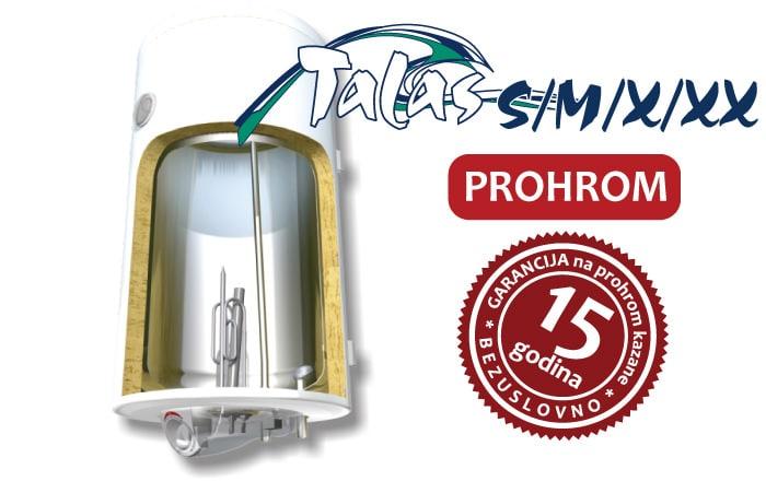 Bojler prohromski vertikalni Talas X Elit-Inox