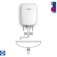 Bojler 8L inox MC 8Ni nadgradni baterija sa 3 cevi Mini Metalac