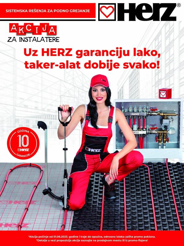 od 1. Juna HERZ Akcija za Instalatere