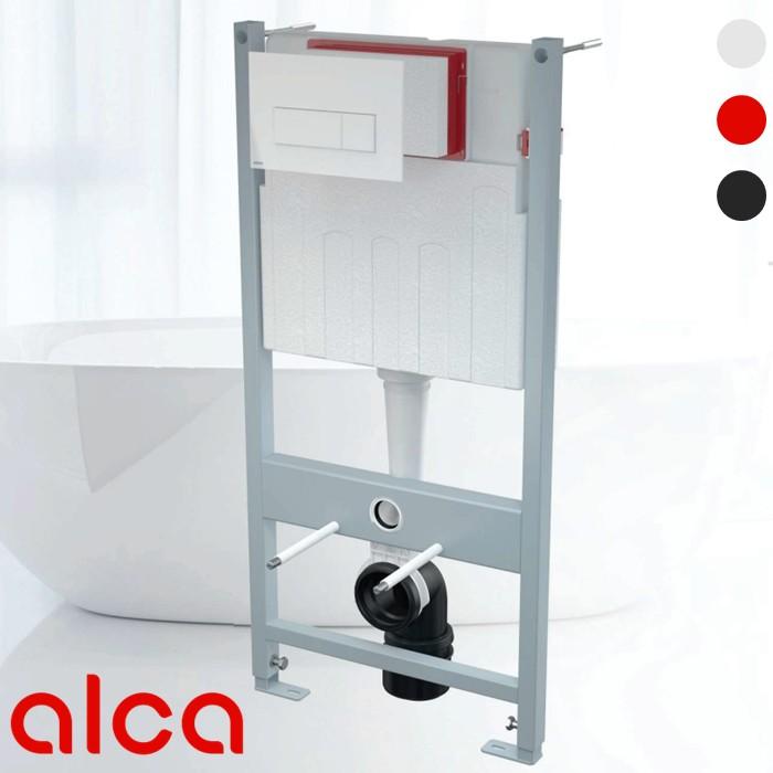 Vodokotlić ugradni konstrukcija + BELA tipka (SIMPLE-PROJECT) S501.1 ALCA PLAST — Alca plast