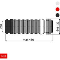 Baltik veza za ugradni vodokotlić DN90/110 flexi (M9006) ALCA