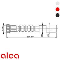 Flexi veza 5/4 32/40 (350-800) plastika (A75) ALCA