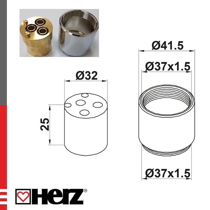 Produžetak za uzidnu armaturu 12703 HERZ
