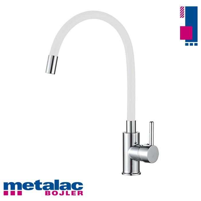 Aquabi baterija za sudoperu FLEXI ARTIST bela Metalac
