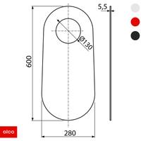 Podloga za wc šolju / bide (M920) ALCA