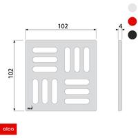 Rešetka podnog sifona 102x102/5 (MPV001) ALCA