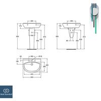 Umivaonik 500×430 Ulysee W409401 VIDIMA