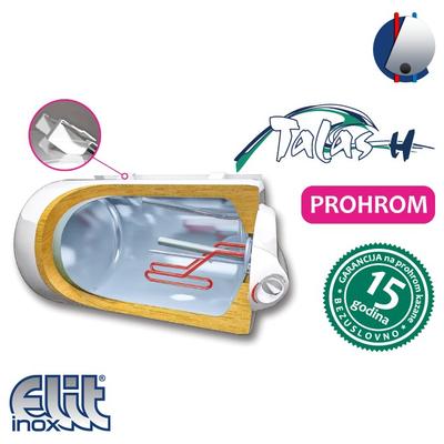 Bojler 100L Talas XX100H desni inox ELIT INOX