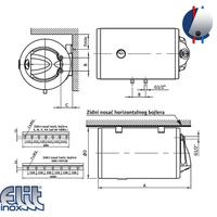 Bojler 100L Talas XX100H desni inox ELIT INOX