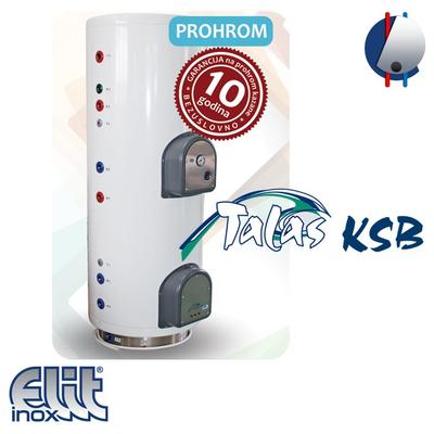 Bojler 300L kombinovani podni Talas KSB300 inox ELIT INOX