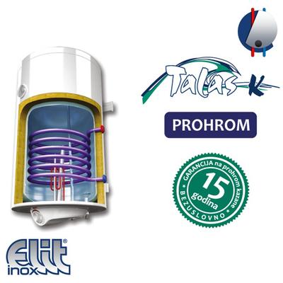 Bojler 80L kombinovani Talas X80K desni inox ELIT INOX