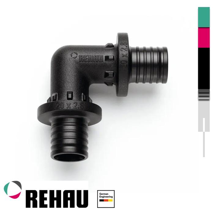 Koleno 32-90 crno PX RAUTITAN REHAU