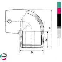 Koleno 75 90° ESM elektrofuziono SMARTFUSE REHAU