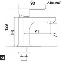 Baterija za lavabo PRIMA za hladnu vodu (4005) MINOTTI