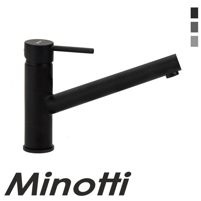 Baterija za sudoperu TUBO DARK ELEGANCE sa dve cevi (6114B) MINOTTI