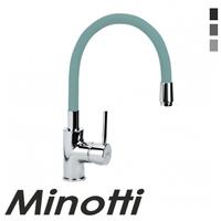 Baterija za sudoperu TUBO dve cevi gibljiva lula (6140-TBL) MINOTTI