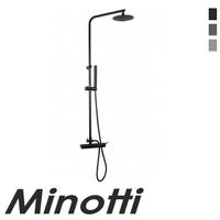 Baterija za tuš kabinu TUBO DARK ELEGANCE sa komplet usponskim tušem, ruža 250 (MUT-065B/6113CB) MINOTTI