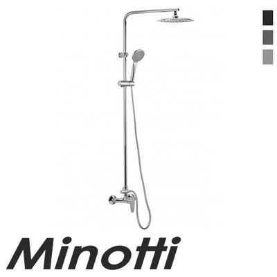 Baterija za tuš kabinu VIVA sa komplet usponskim tušem, ruža 250 (MUT-065/5583C) MINOTTI