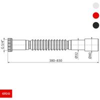 Fleksi veza 5/4 32/40 (380-830) metal (A760) ALCA