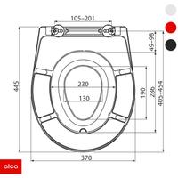 WC daska duroplast softclose (A606) ALCA