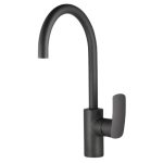 Elite baterija za sudoperu sa 3 cevi 01101B crna HERZ