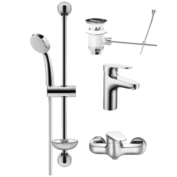 Infinity set za umivaonik+tuš 00060 HERZ