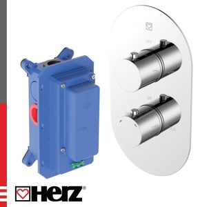 Baterija termostatska ugradna sa prebacivačem 00399 HERZ