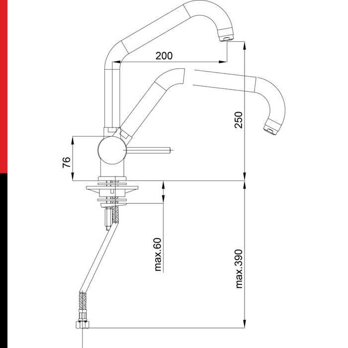 Fresh baterija za sudoperu 00146 HERZ - Image 2