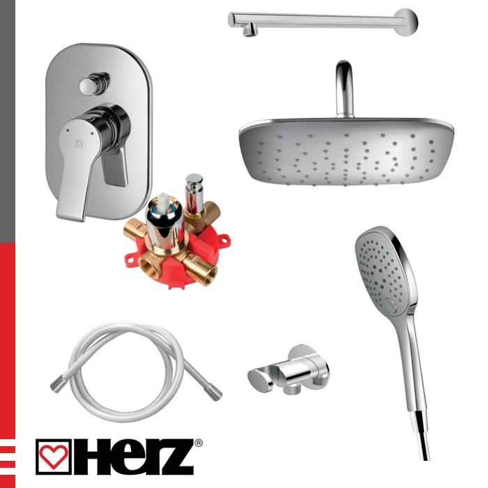 LINO baterijski ugradni set DUO 00350 HERZ