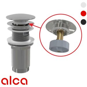 Pileta za umivaonik 5/4" klik-klak sa otvorom (A392C) ALCA