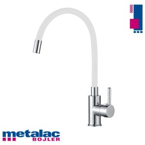 Aquabi baterija za sudoperu FLEXI ARTIST bela Metalac
