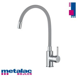 Aquabi baterija za sudoperu FLEXI ARTIST siva Metalac