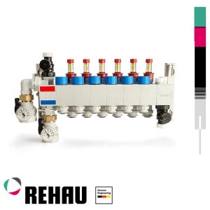 Sabirnik HKV-P Merači protoka REHAU sabirnik sa protokomerima