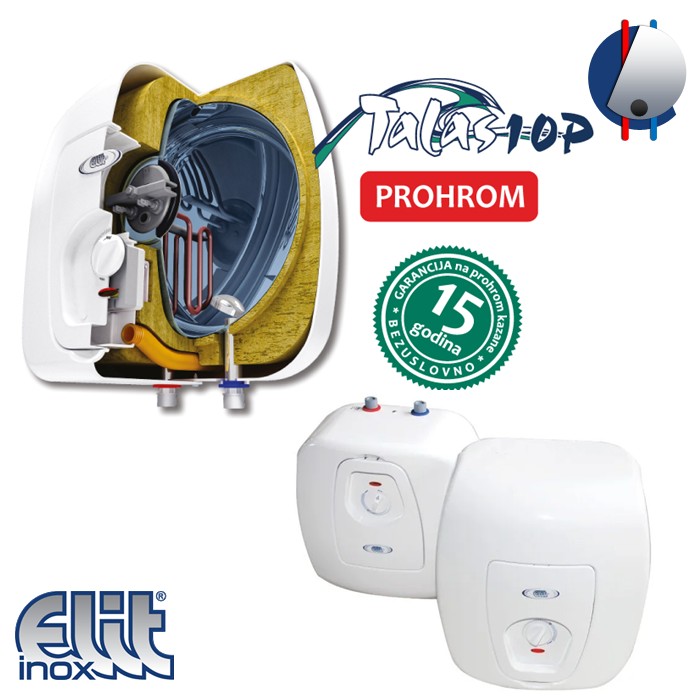 bojler 10l bojler pod pritiskom ELIT INOX Talas 10P