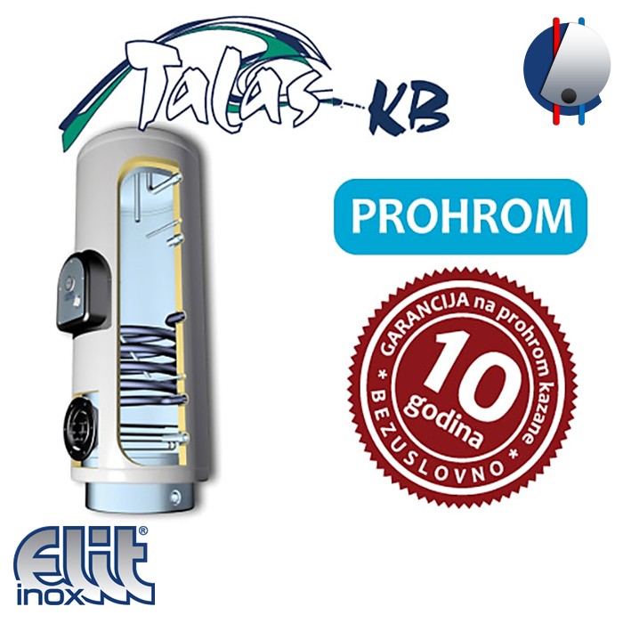 bojler 300l kombinovani bojler ELIT INOX Talas KB300