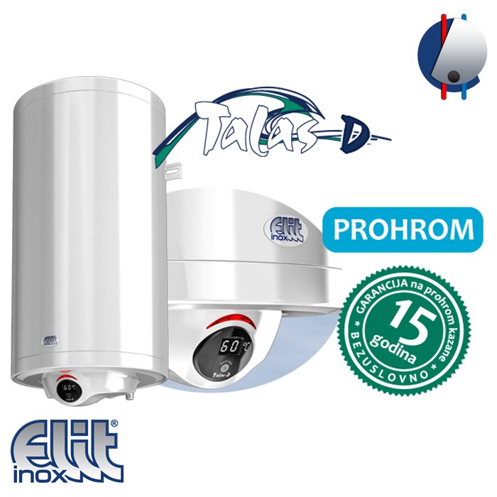 bojler 60l vertikalni bojler ELIT INOX Talas D-S60V