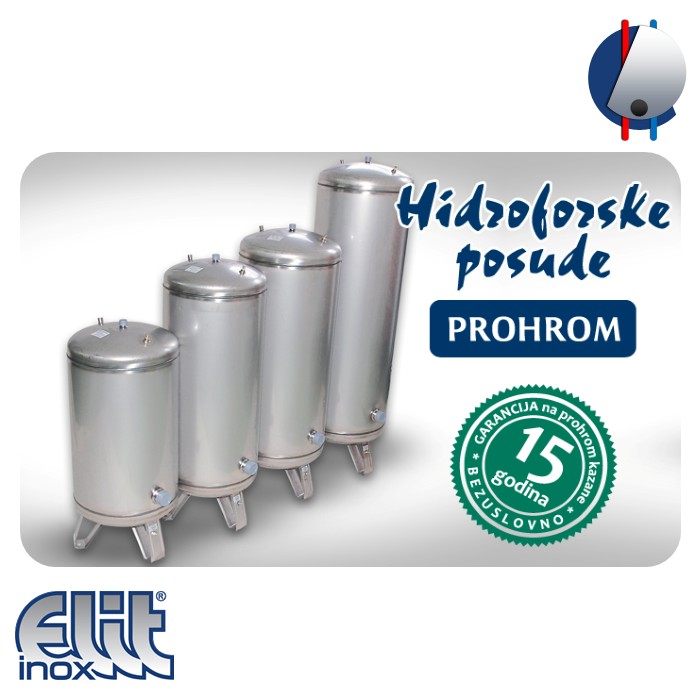 hidroforska posuda 60l boca za hidrofor ELIT INOX HB60