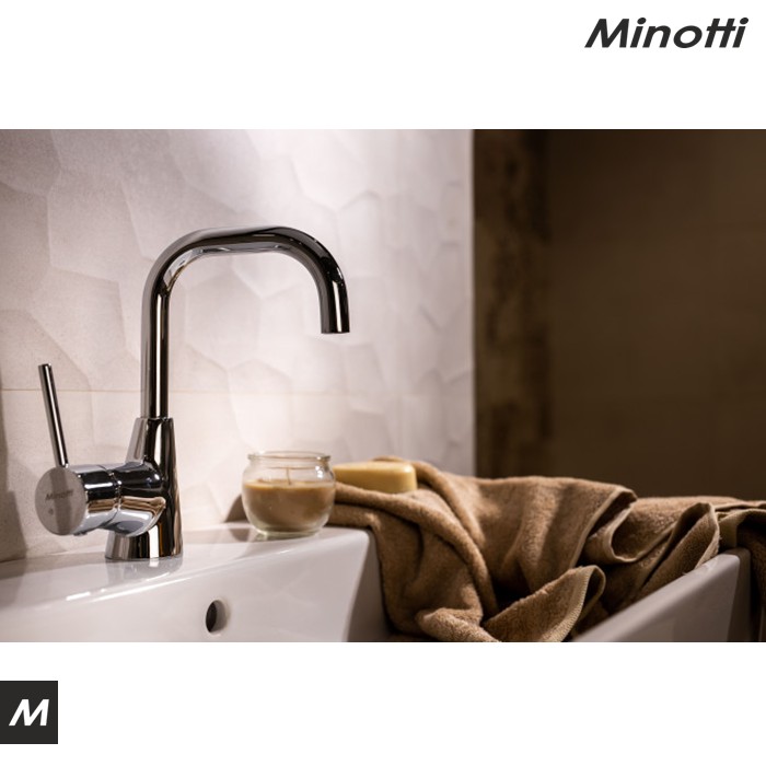 Baterija za lavabo TUBO labud (6120) MINOTTI - Slika 3